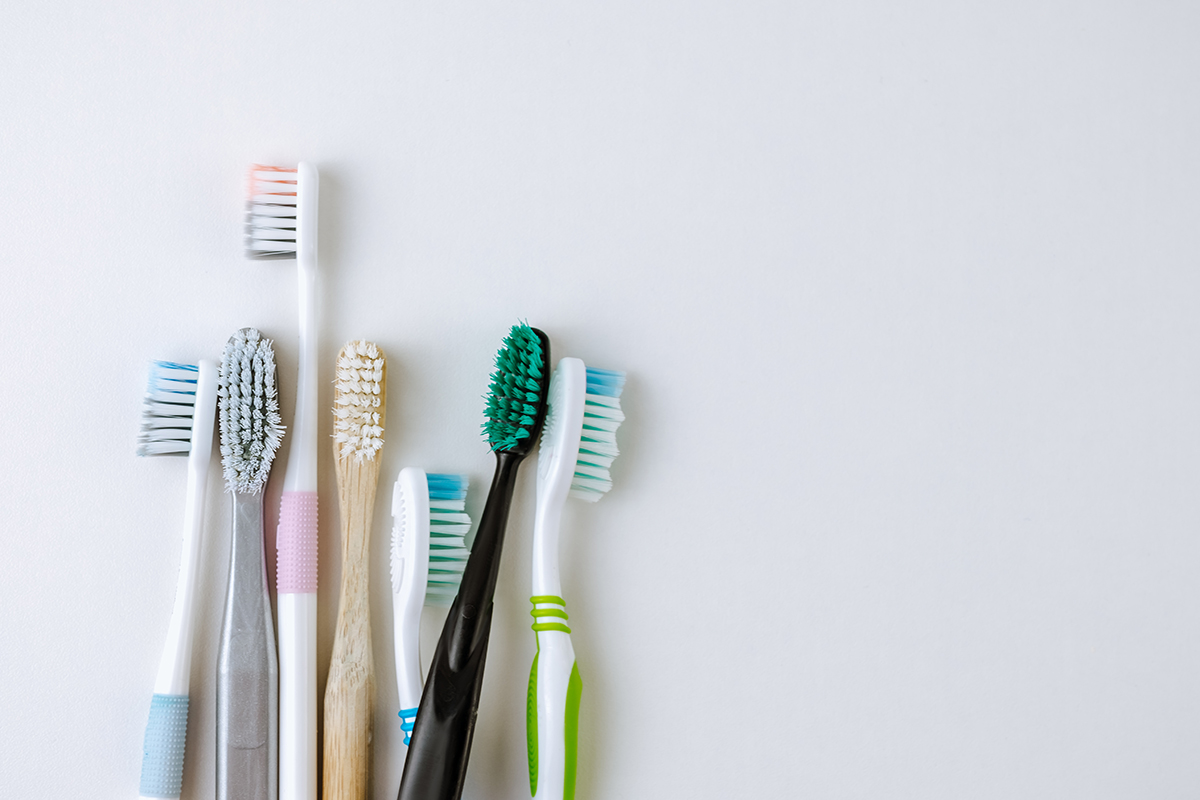 a selection of Types of Toothbrushes