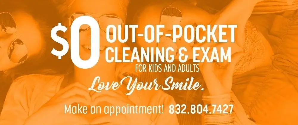 0 out of pocket cleaning and exam banner