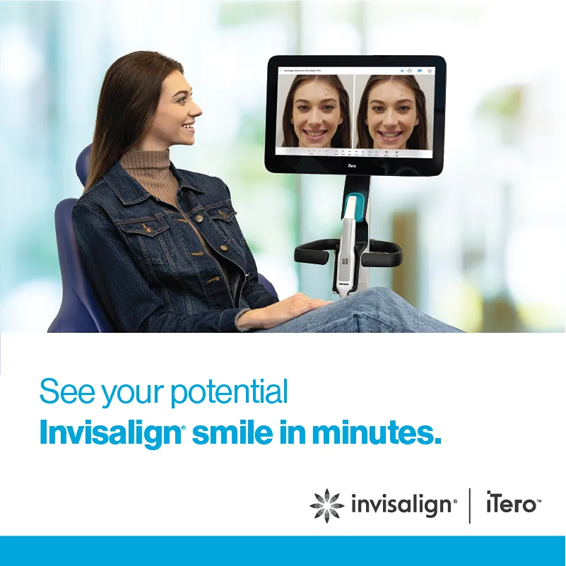 invisalign outcome simulator pro banner 800x800 white